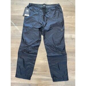 Outdoor Research Helium Rain Pants Mens XL Black Waterproof Pertex Outdoor